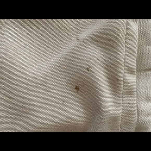 Outdoor chair cushions - set of 10; 2 “Tuscan” - green, and 8 “natural” - white - Picture 10 of 15